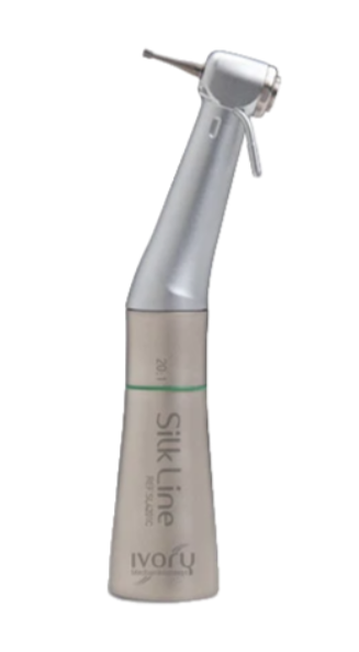 Slow Speed Handpiece Ivory Silk Line Surgical Contra Angle 20:1, External Spray
