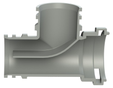 T Junction - Siphon 5Pack. Equivalent to Durr® 0700-700-08E