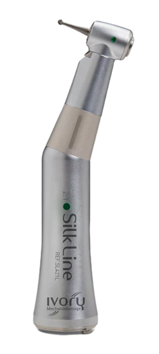 [SL421L] Slow Speed Handpiece Ivory Silk Line Contra Angle 2:1 Optic Fiber Internal Spray