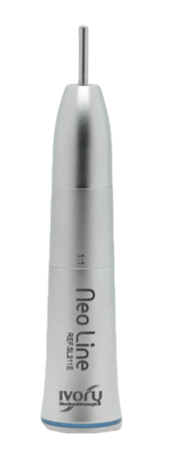 [SL211E] Slow Speed Straight Handpiece Ivory Neo, 1:1, Internal Spray
